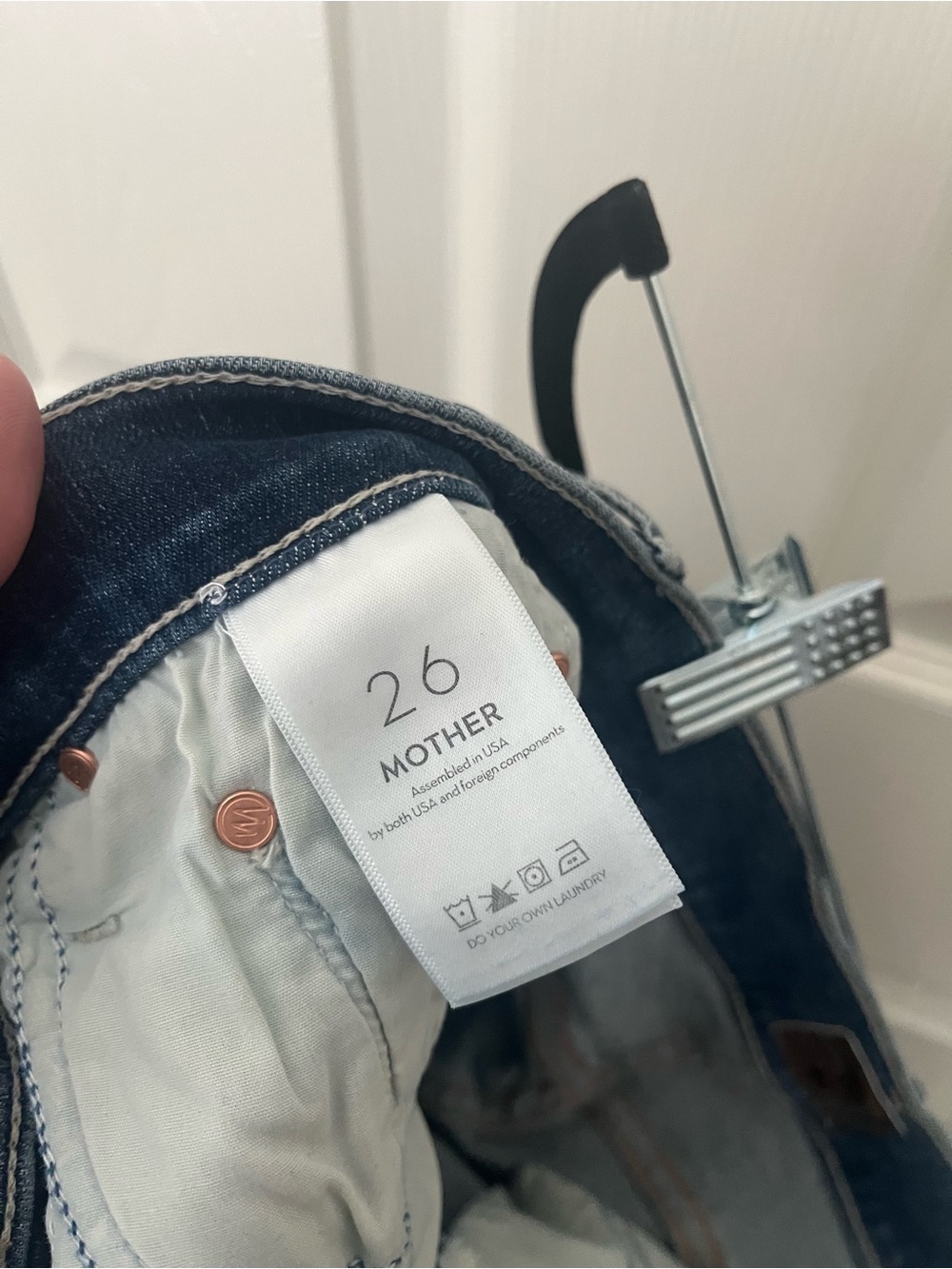 NWT mother jeans the insider crop step chew 26 - Picture 11 of 15